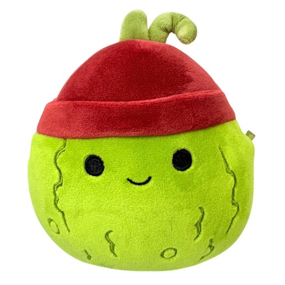 Squishmallows 5" Salim Pickle Red Beanie Hat Plush Toy - Picture 1 of 4